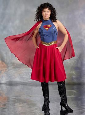 Her Universe DC Comics Supergirl Dress with Removable Cape Her Universe Exclusive, , hi-res